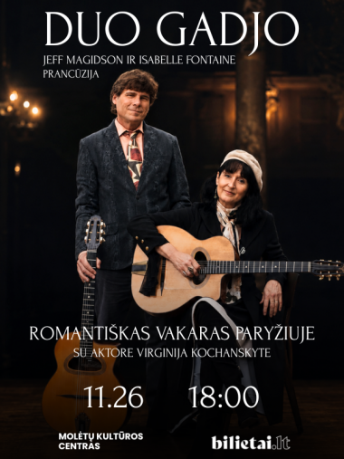Prancūziško šansono ir džiazo duetas „Duo Gadjo“ (Prancūzija)